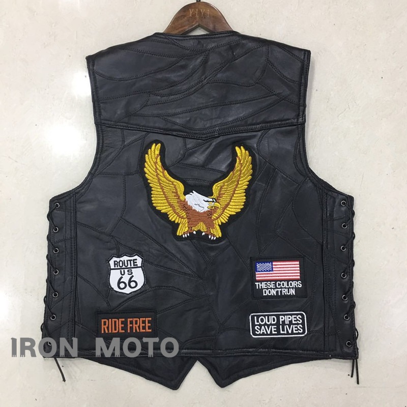 Sewing Vest - NEUE Motorradwesten für Herren Cafe Moto