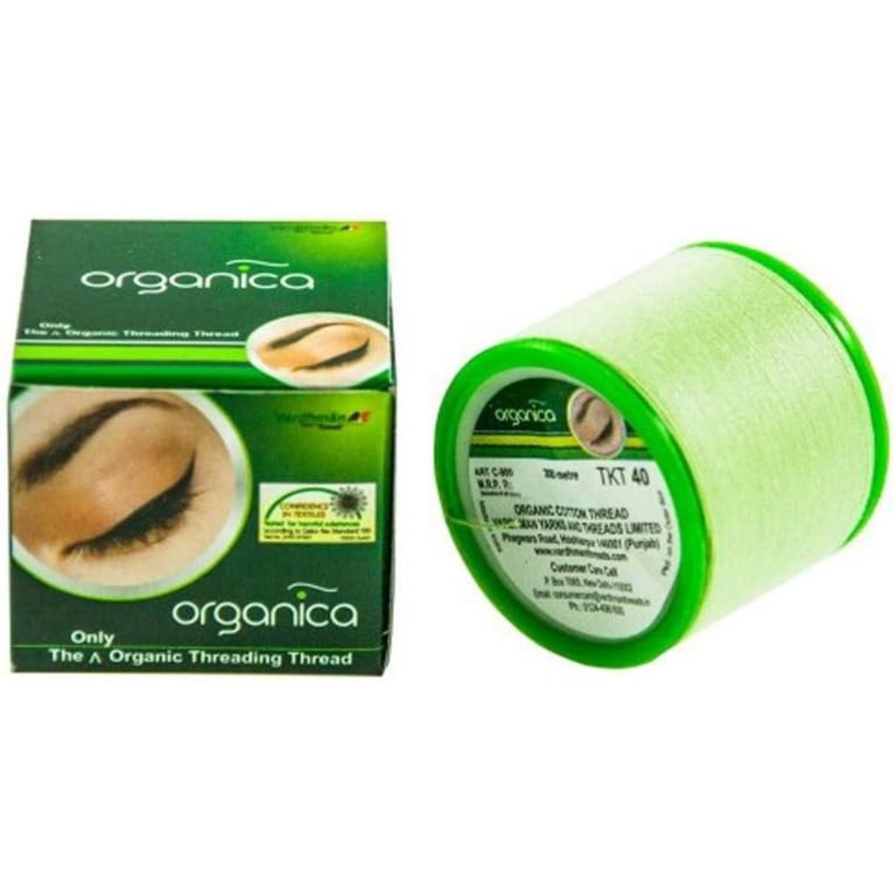 Embroidery Floss Thread - 100% Baumwoll-Stickgarn, Hellgrün 300 Zoll Reines
