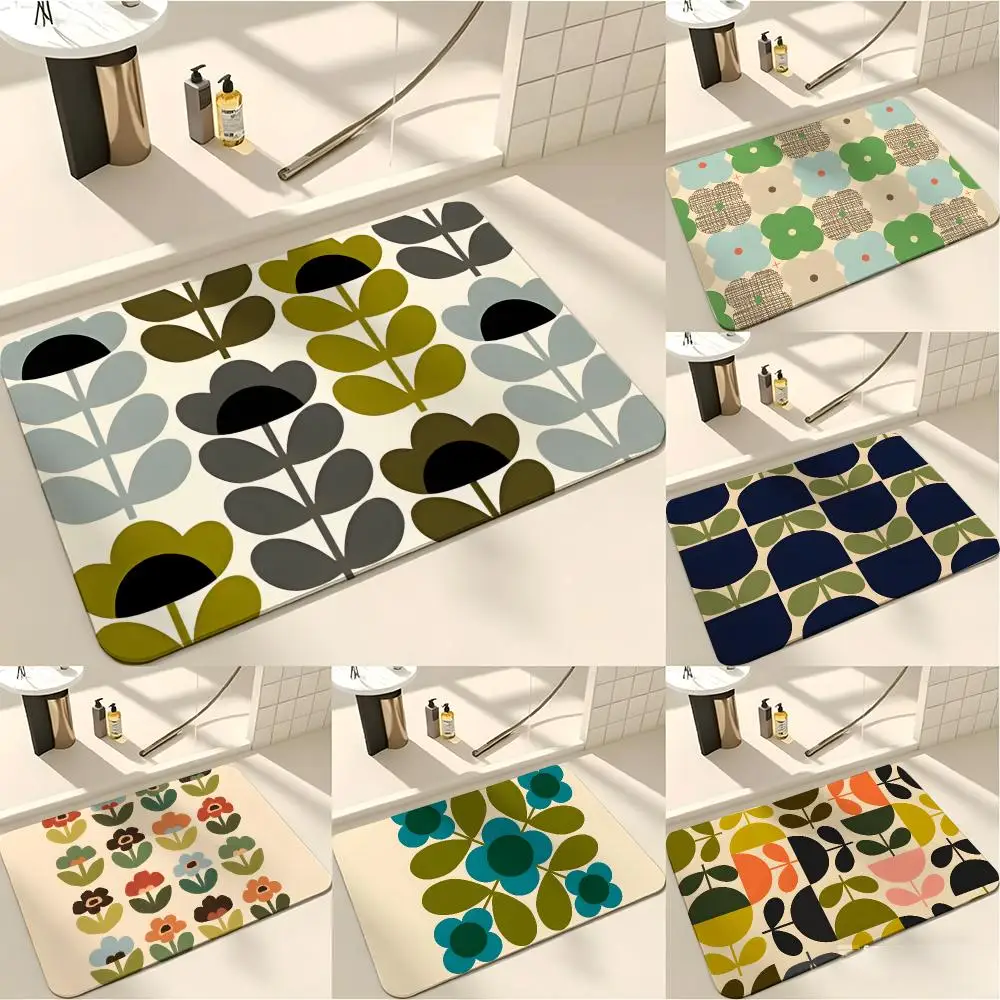 Century Textile & Sewing Supply Online Shopping - Retro Mid-Century Modern Bodenmatte, Saugfähige Rutschfeste