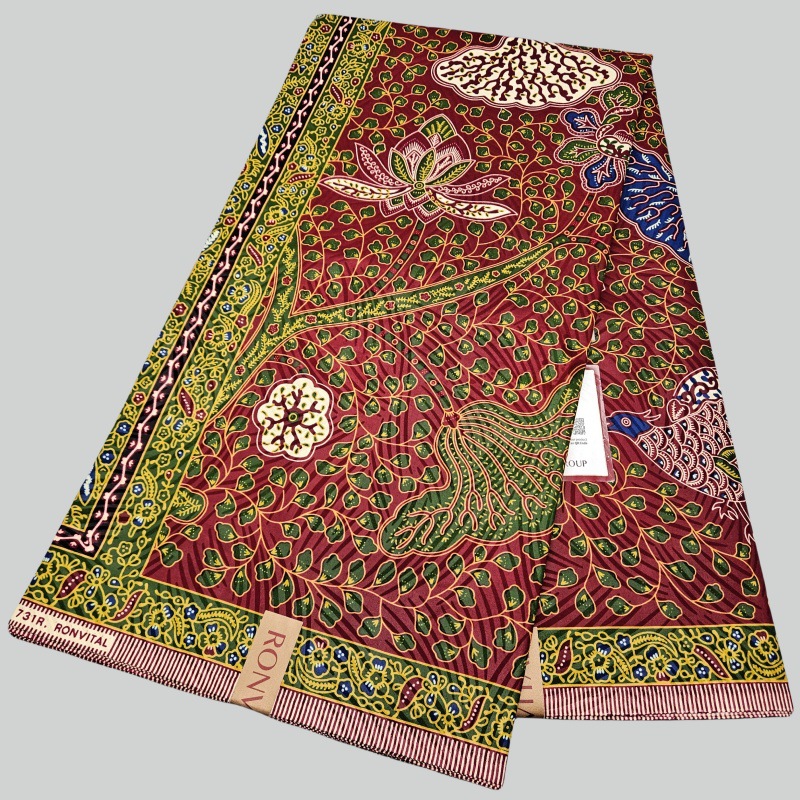Sewing Batik Fabric - 46 Zoll * 6 Yards grüner,