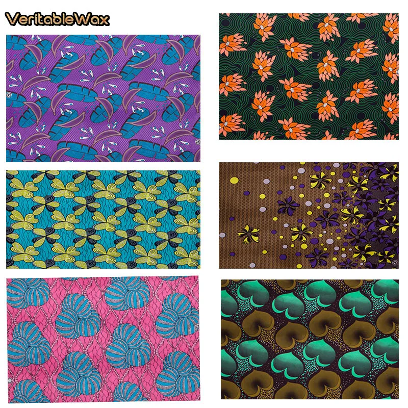 Sewing Batik Fabric - Afrika nigerianische Drucke Batikstoff echtes Wachs