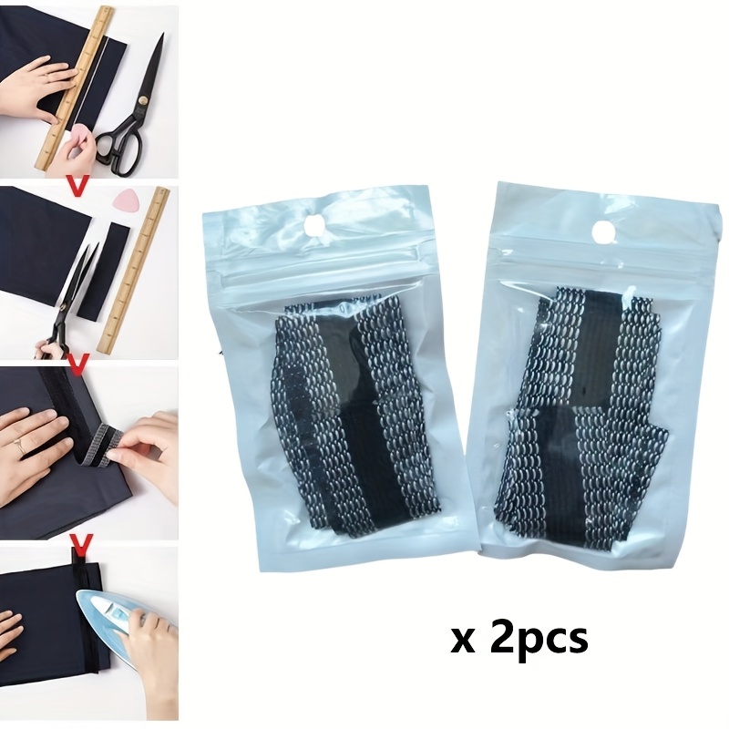 Sewing Hemming - 2 Stück/Packung 1m selbstklebendes Hosenbordüren-Klebeband, zum