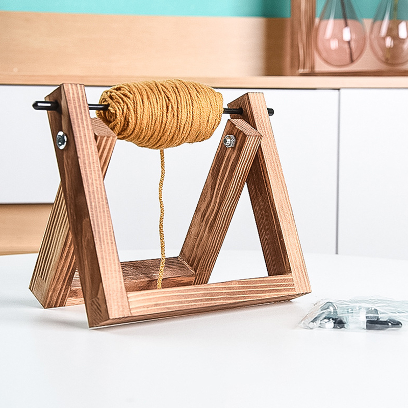 Sewing Roll - 1 Stück Holz-Garnrollenhalter, Holz-Garn-Organizer zum Stricken