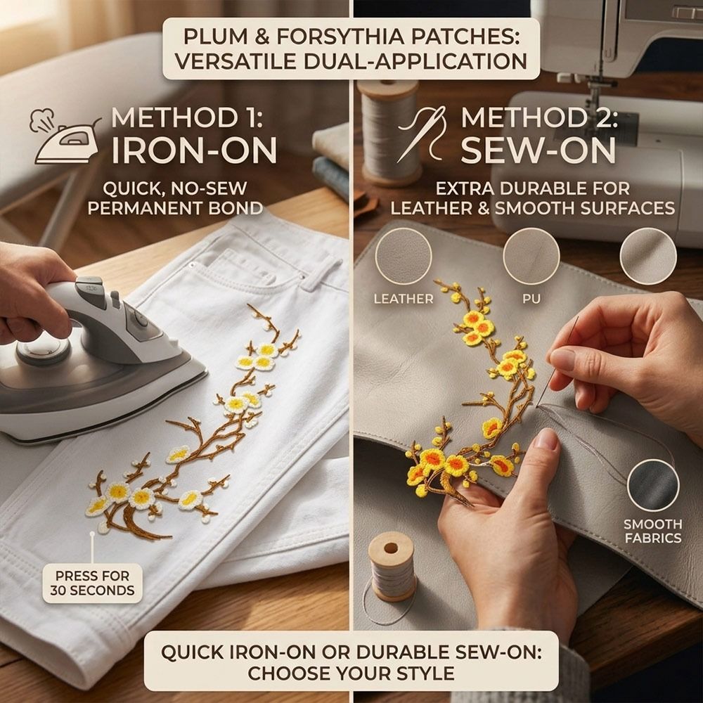 DIY Kirschblüten-Aufnäher zum  – Sewing In Textile Bewertung und Preis