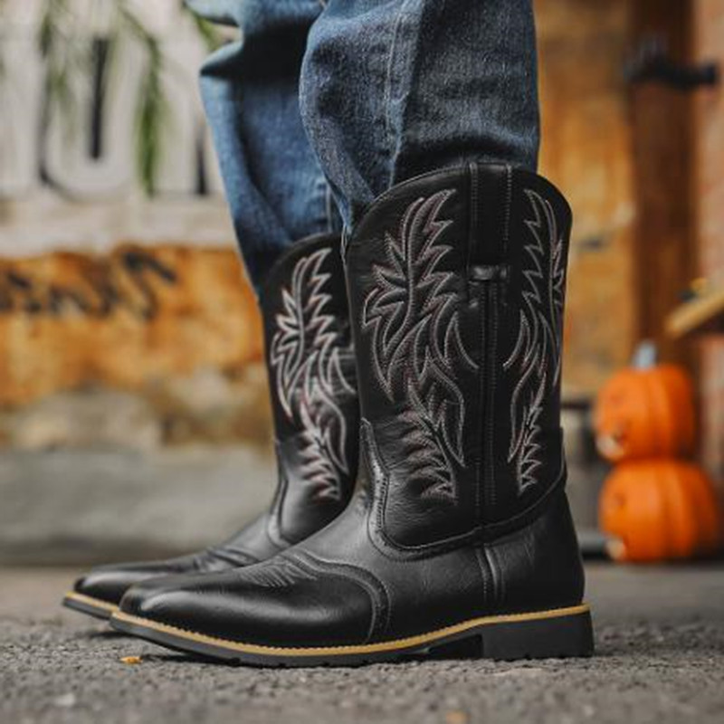 Neue Herren-Stiefel mit Sticke – Sewing Embroidery Fabric Bewertung und Preis