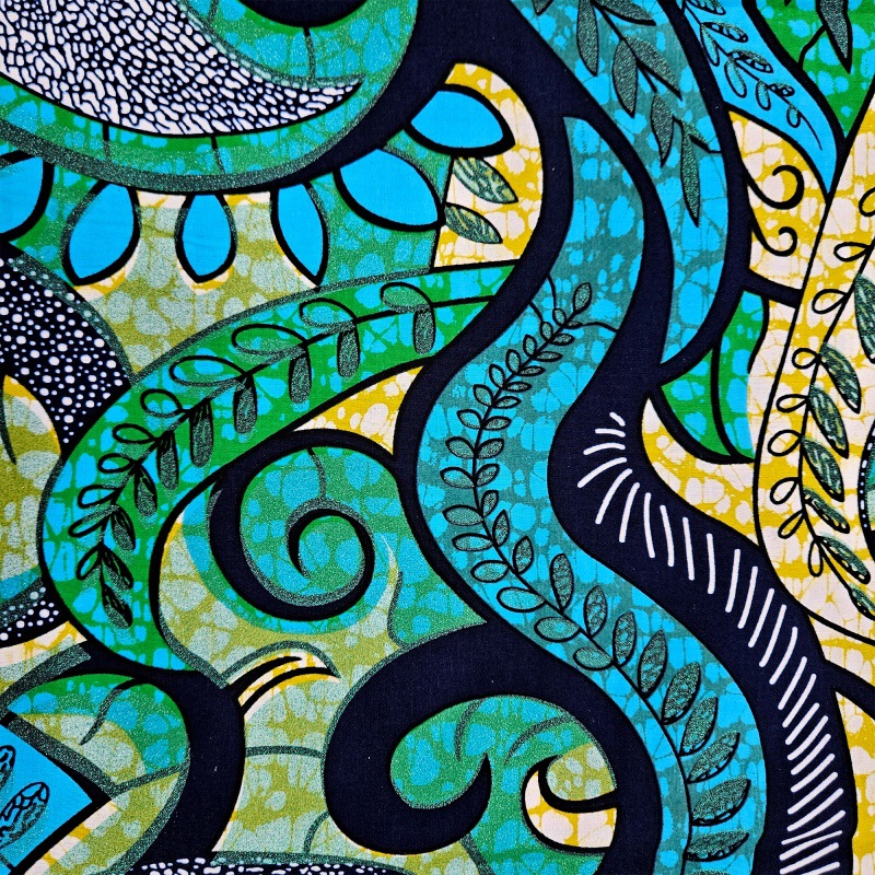 6 Yards langer 46'' breiter St – Sewing Batik Fabric Bewertung und Preis