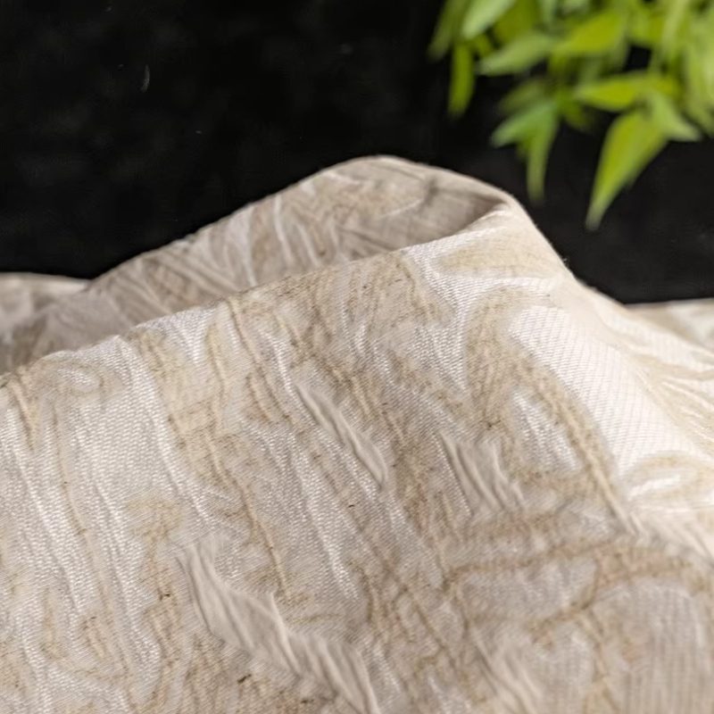 Beiger Leinen-Jacquard-Stoff m – Is Sewing A Textile Craft Bewertung und Preis