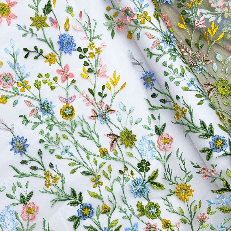 90x130cm Blumenranken-Bestickt – Sewing In Textile Bewertung und Preis