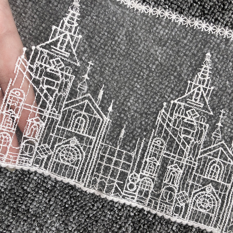 Prinzessinnenschloss-Stickerei – Sewing Embroidery Fabric Bewertung und Preis