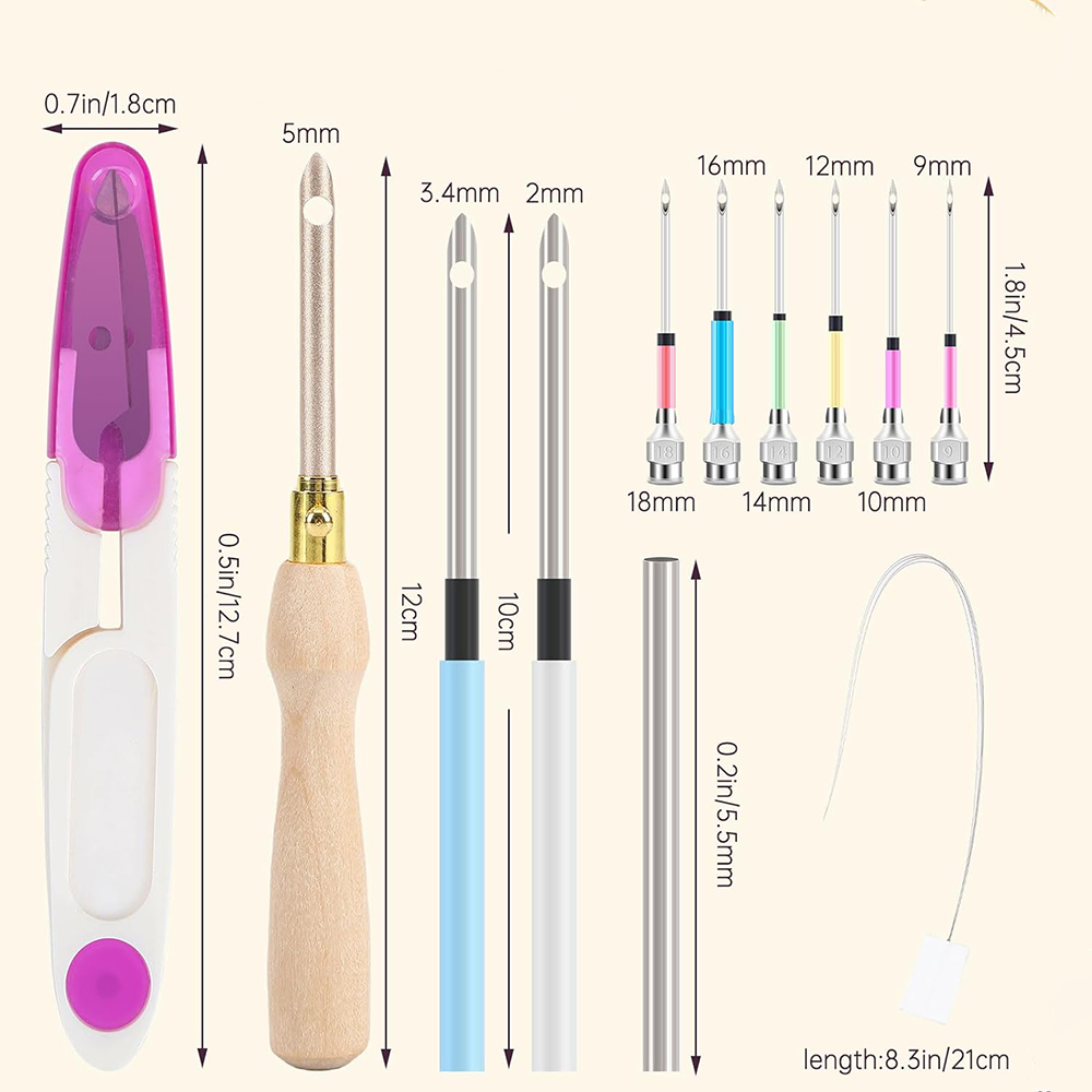 13-teiliges Stanznadel-Kit Ver – Embroidery Floss Thread Bewertung und Preis
