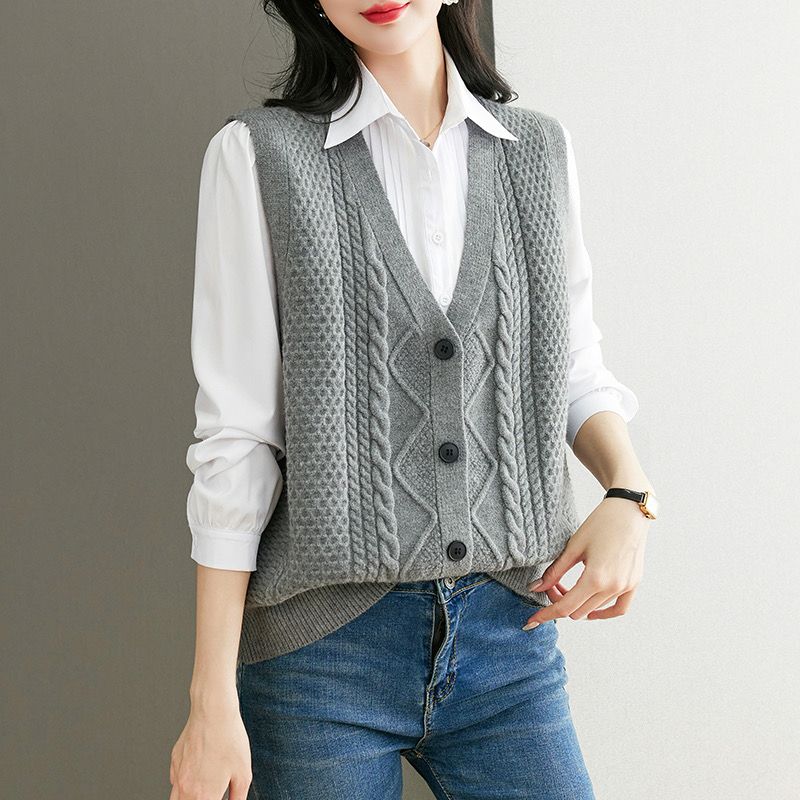 Strick pullover neue Herbst we – Sewing Vest Bewertung und Preis