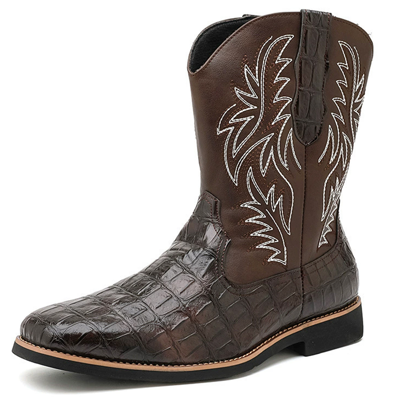 Retro Western Cowboy Stiefel m – Sewing Embroidery Fabric Bewertung und Preis