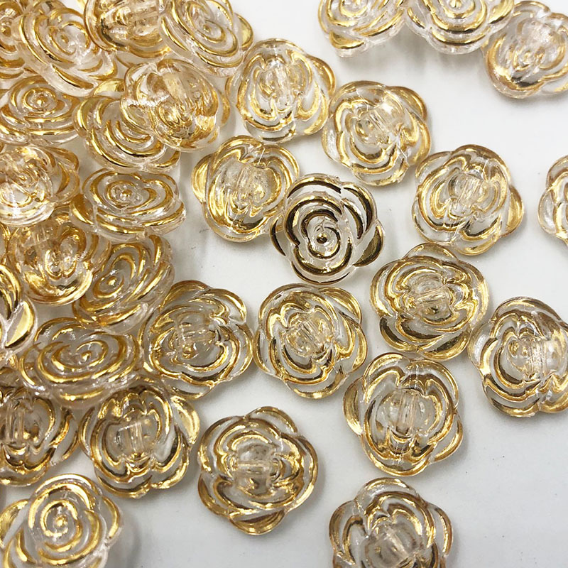 50 Stück goldene transparente  – Button Hole Cutter Bewertung und Preis