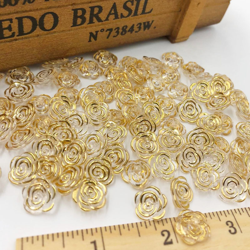 50 Stück goldene transparente  – Button Hole Cutter Bewertung und Preis