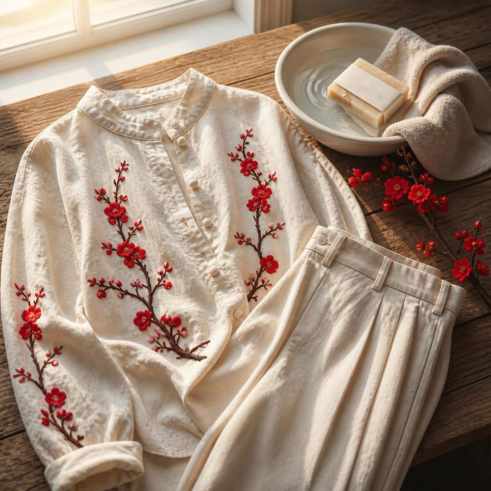 DIY Kirschblüten-Aufnäher zum  – Sewing In Textile Bewertung und Preis