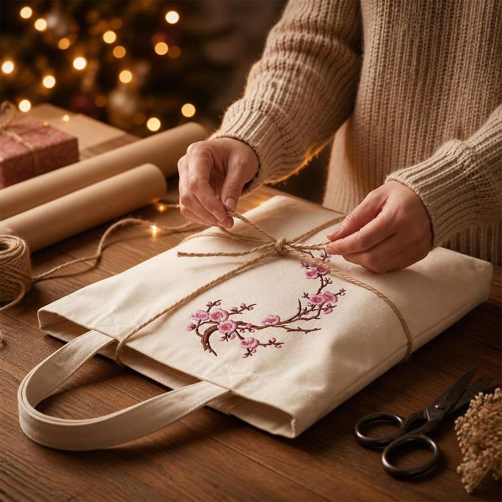 DIY Kirschblüten-Aufnäher zum  – Sewing In Textile Bewertung und Preis