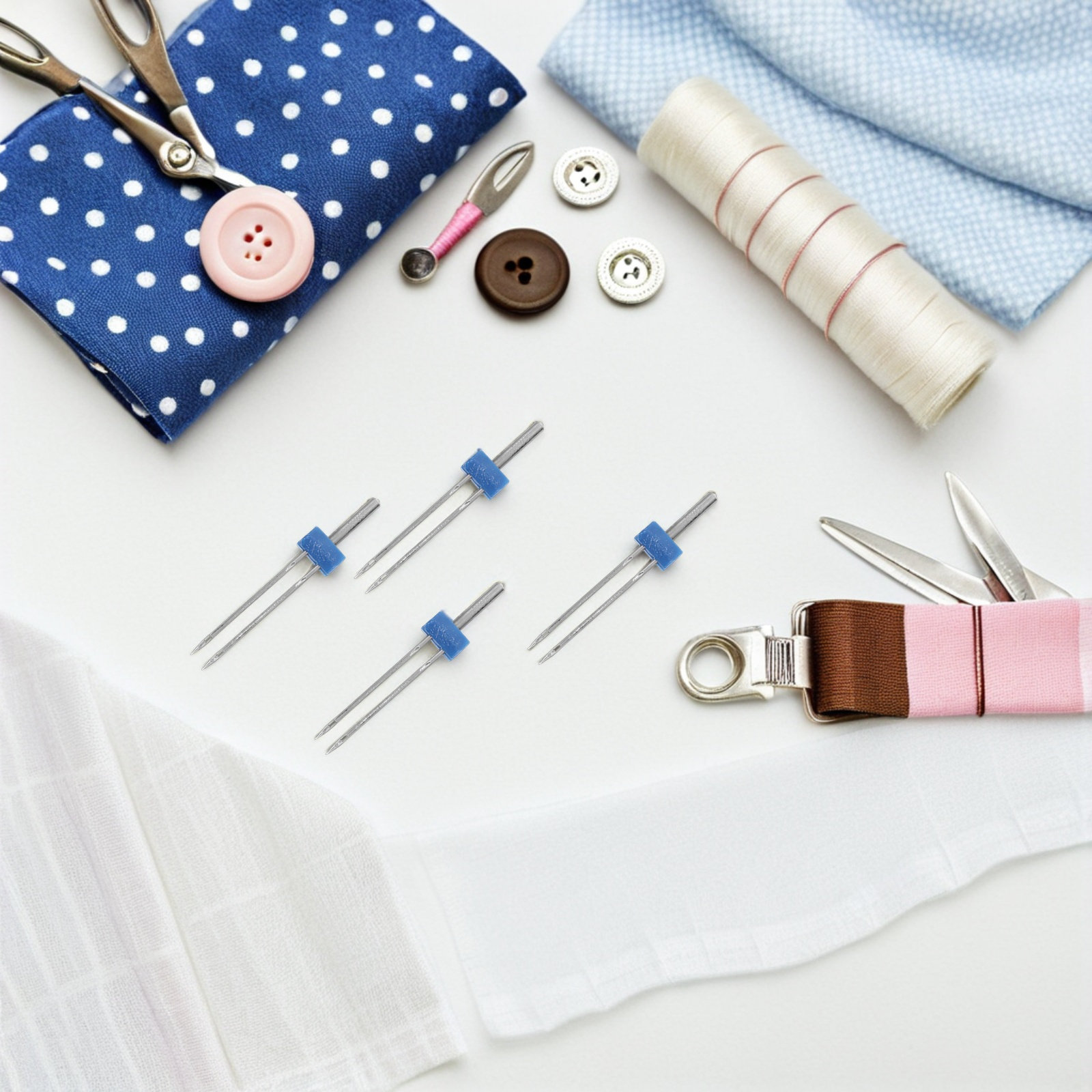 4-teiliges Doppel-Nähnadel-Set – Sewing Roll Bewertung und Preis