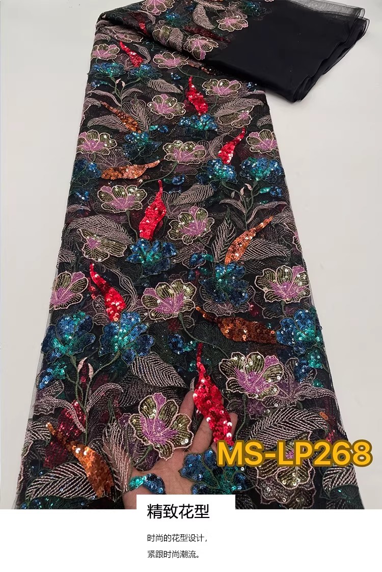 1 Yard Luxuriöser, zweifarbige – Sewing Embroidery Fabric Bewertung und Preis