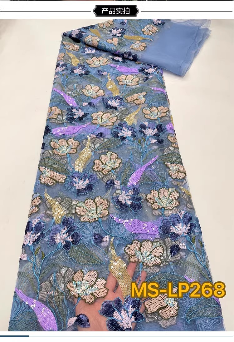 1 Yard Luxuriöser, zweifarbige – Sewing Embroidery Fabric Bewertung und Preis