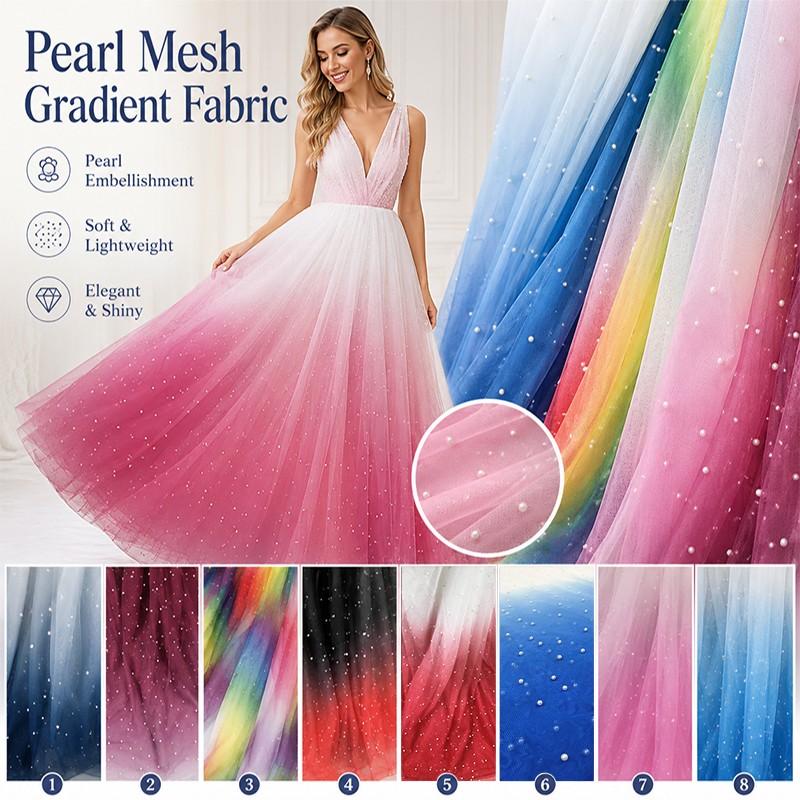 100x150cm Perlmutt-Mesh-Tüllst – Sewing Batik Fabric Bewertung und Preis