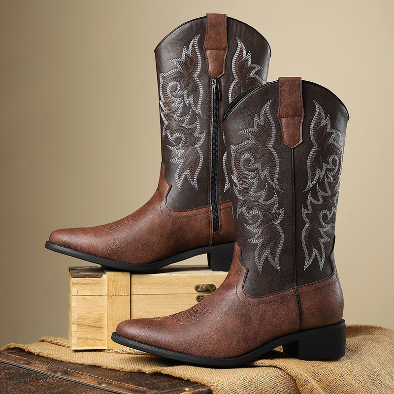 NEUE Herren Hohe Stiefel mit S – Sewing Embroidery Fabric Bewertung und Preis