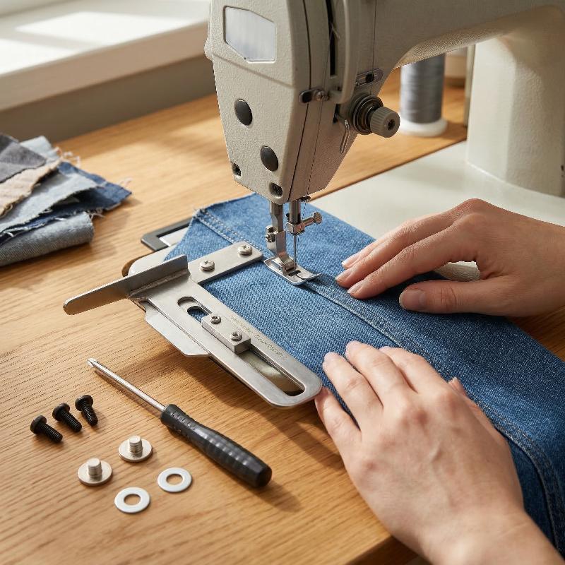 Dreinadel-Fünf-Faden-Zickzack- – Sewing In Textile Bewertung und Preis